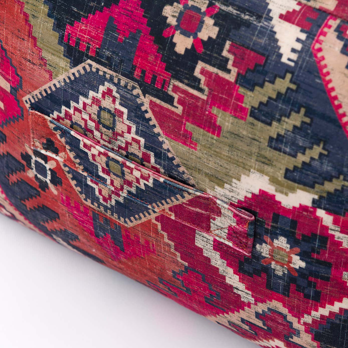 Hester Kilim Cube Pouffe