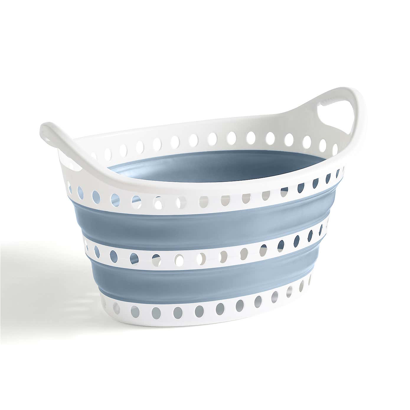 Collapsible Oval Laundry Basket