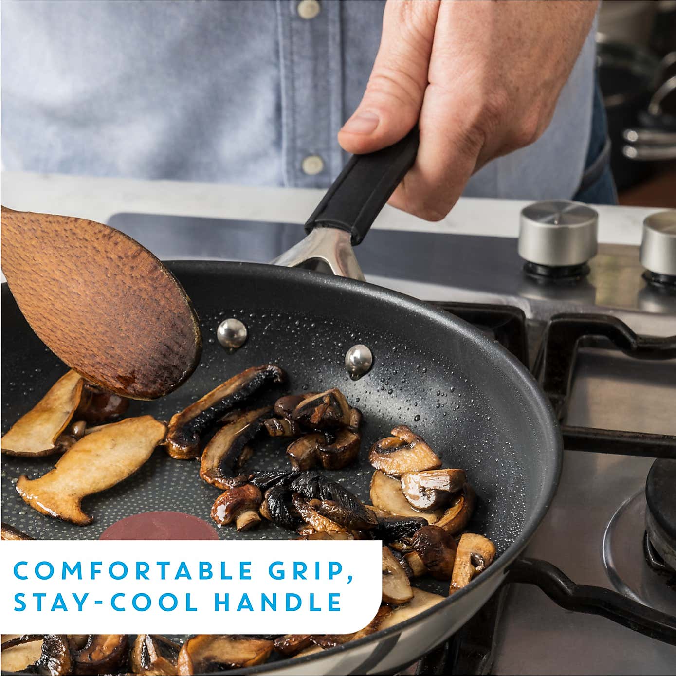 Jamie Oliver by Tefal Quick & Easy Stainless Steel 4 Piece Pan Set