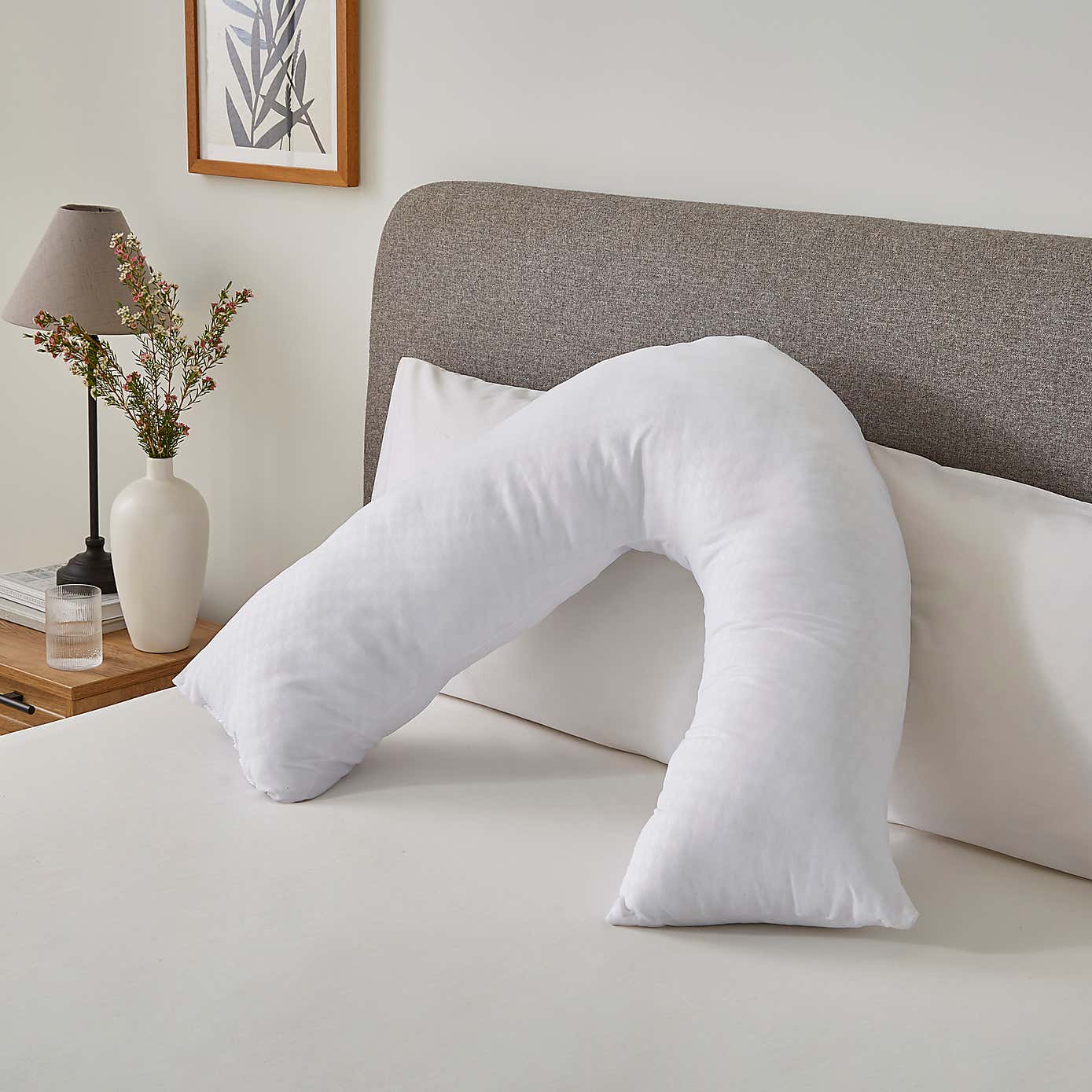 Fogarty Soft Touch Side Sleeper V Shape Pillow