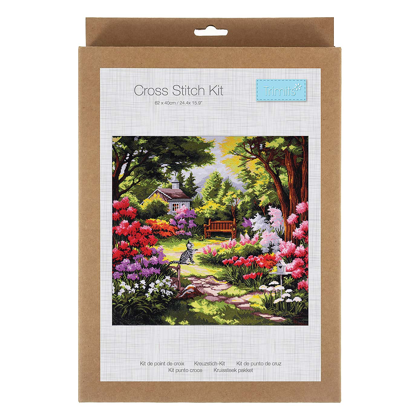 Cross Stitch Extra Large Garden