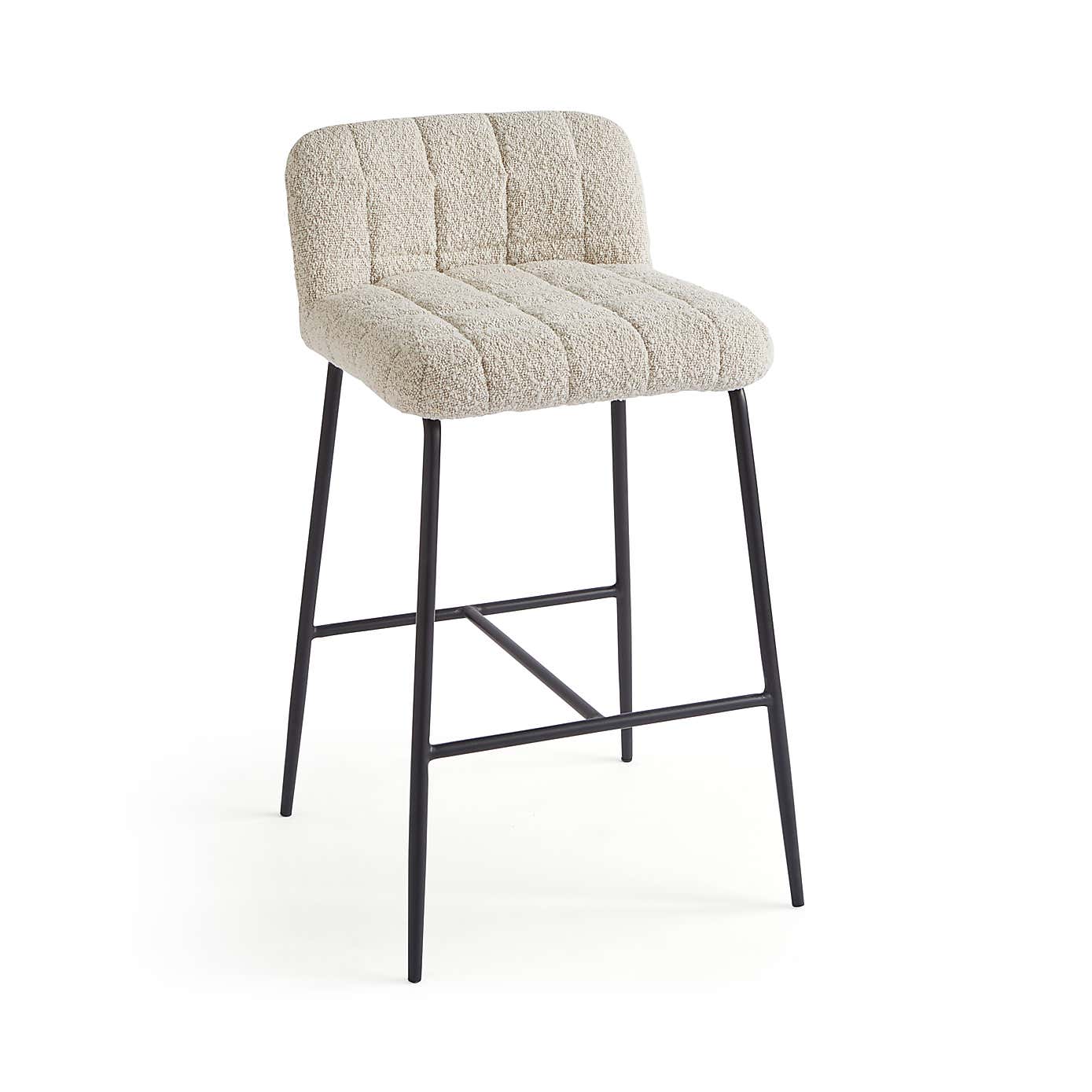 Caden Counter Height Bar Stool, Boucle