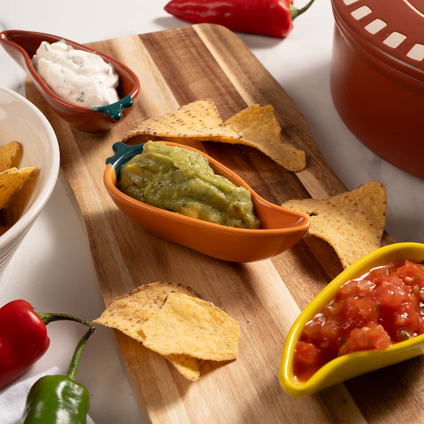 Chilli Shaped Dip Bowl