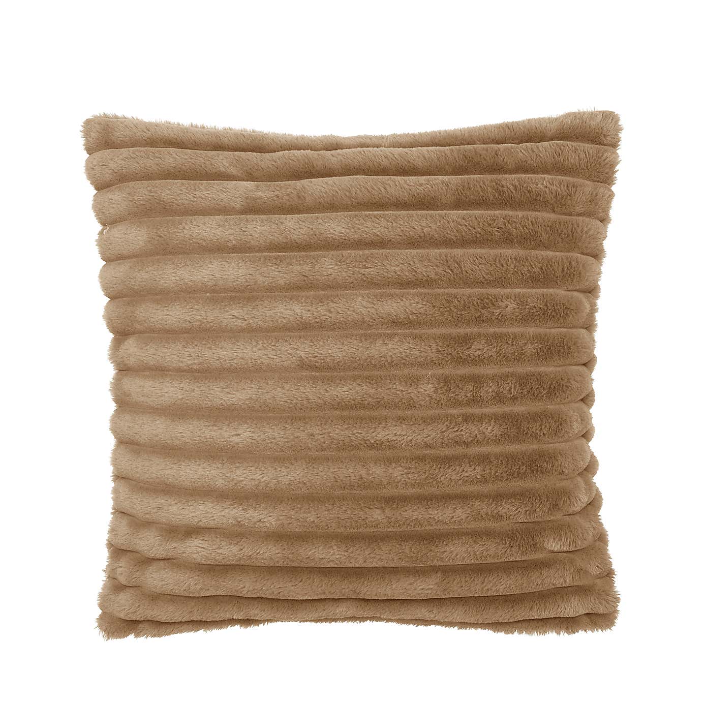 Catherine Lansfield Cosy Ribbed Square Cushion