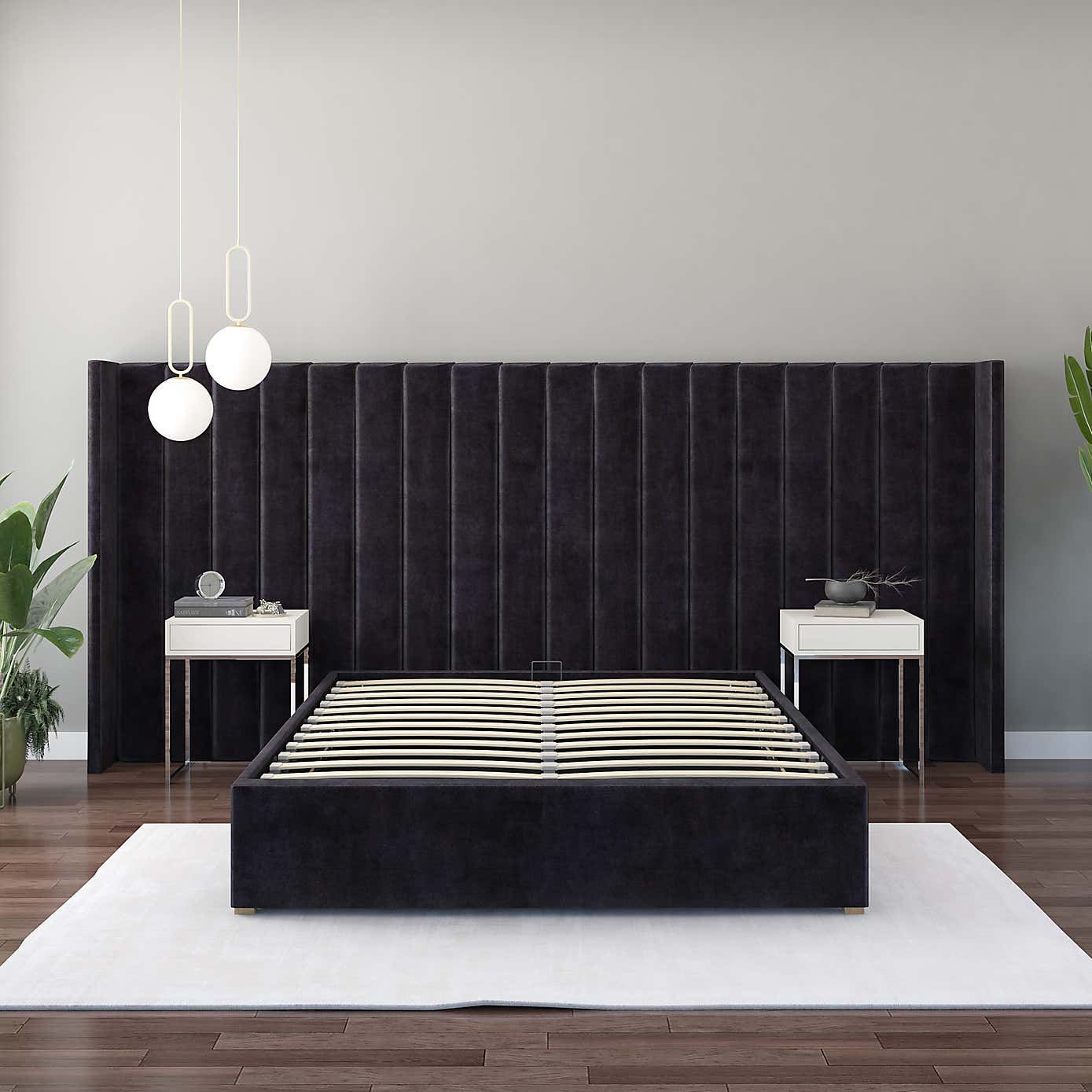 Grandeur Plush Velvet Headboard