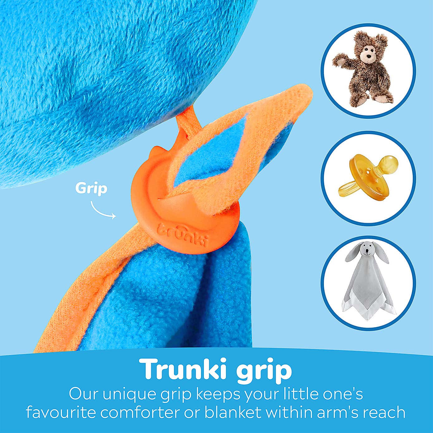 Trunki Yondi Bert the Bear Travel Pillow