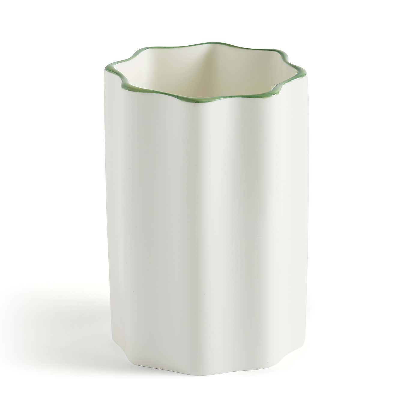 Heart and Soul Scalloped Tumbler