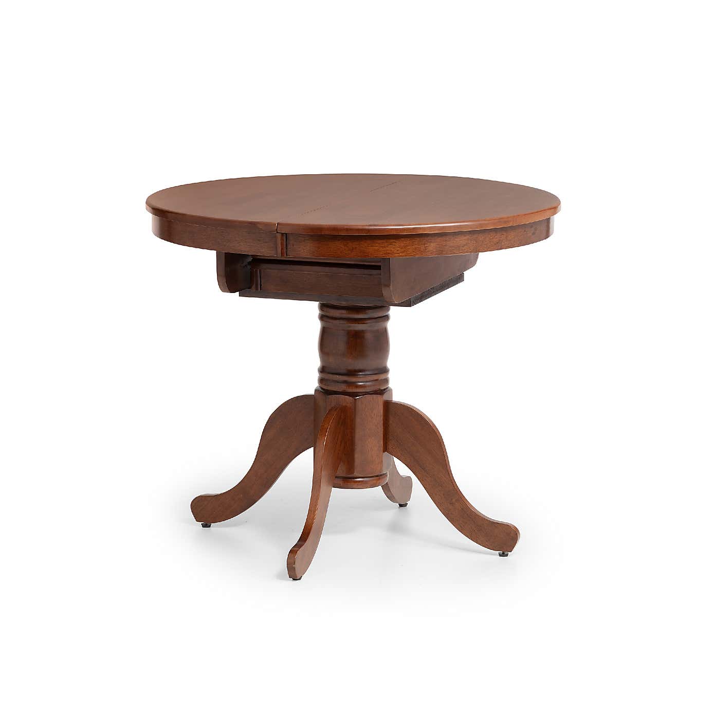 Canterbury Round to Oval Dining Table with 4 Chairs, Brown