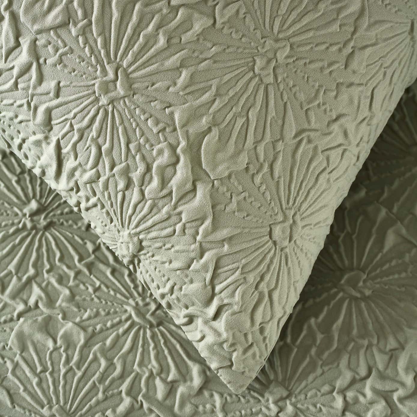 Astra Textured Floral Duvet Cover and Pillowcase Set