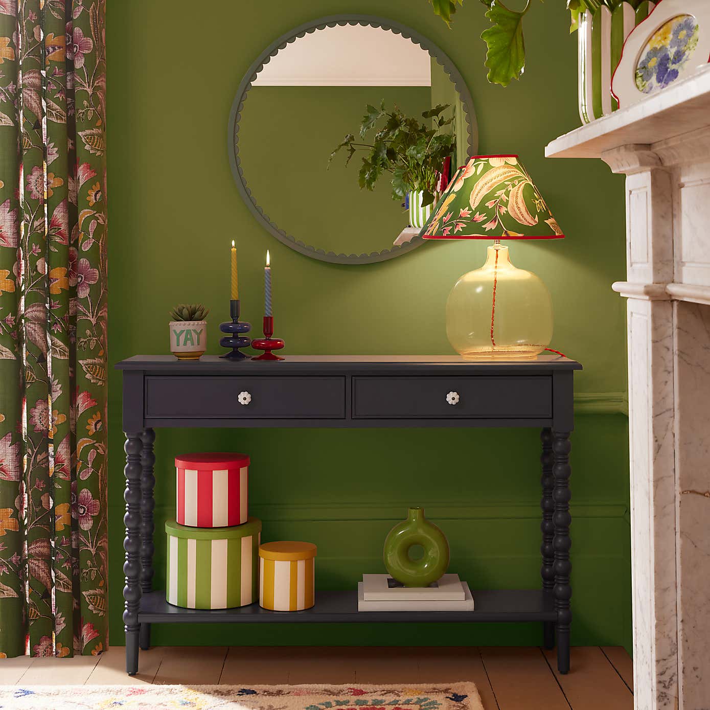 Pippin Console Table, Navy