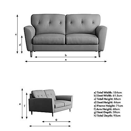 Sven Opulent Velvet 2 Seater Sofa