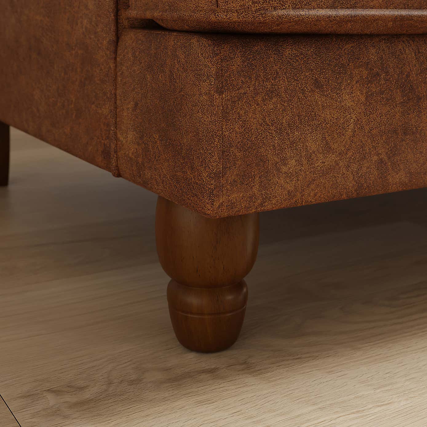 Relaxed Faux Leather Fabric Sample