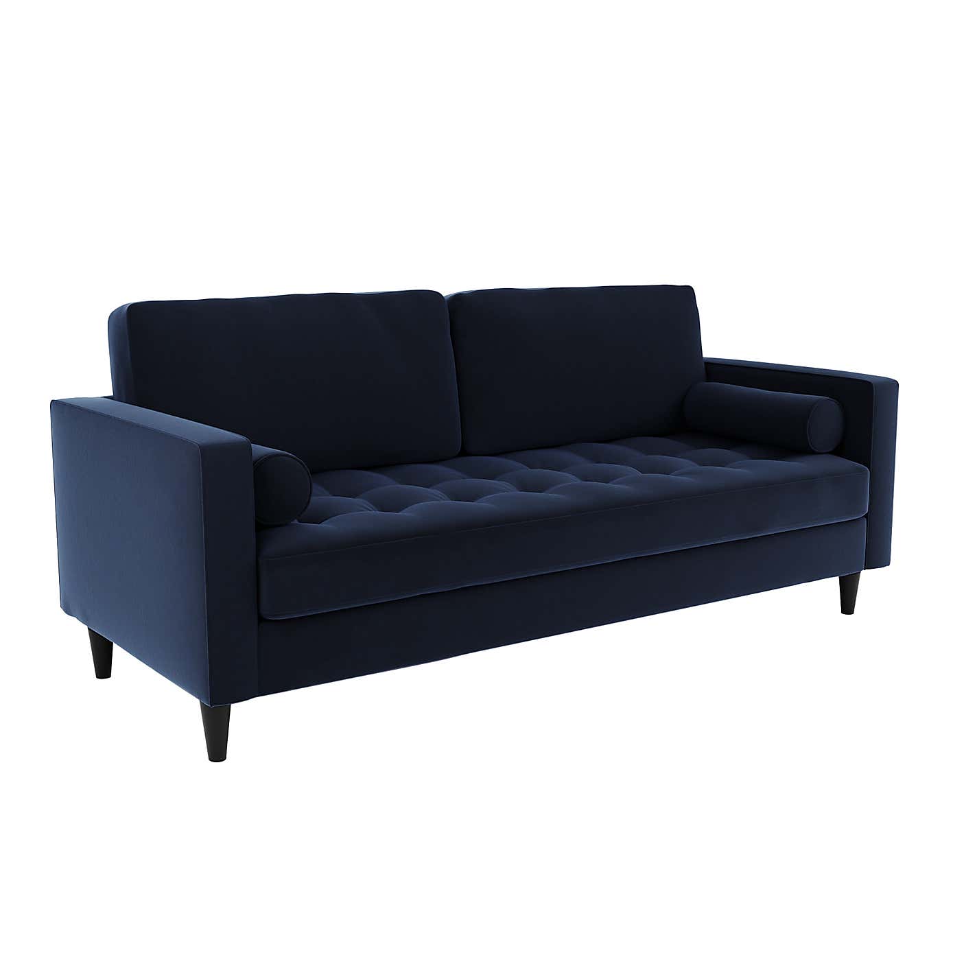Zoe Velvet 3 Seater Sofa