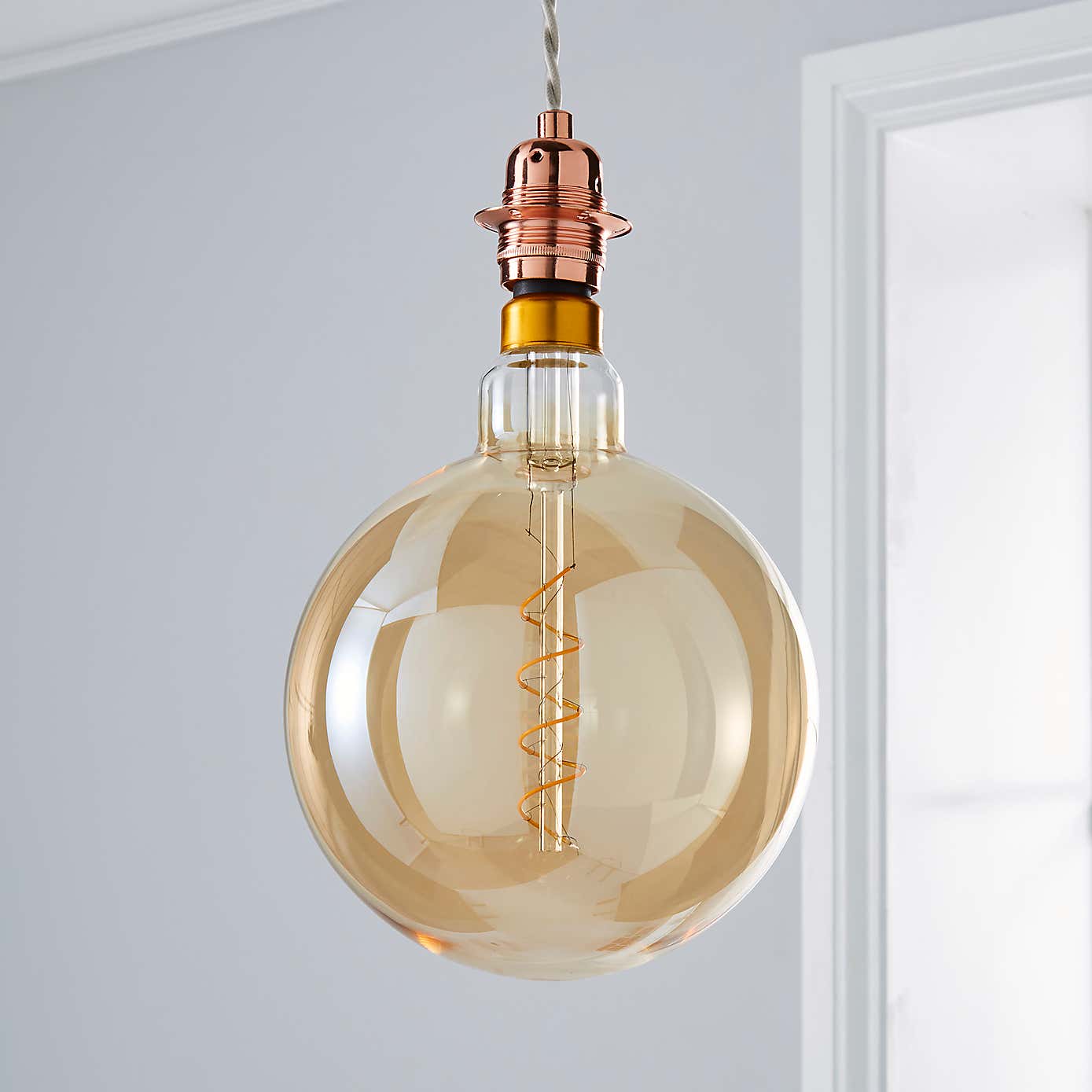 Status Dimmable 6.5W ES Filament Spiral Bulb