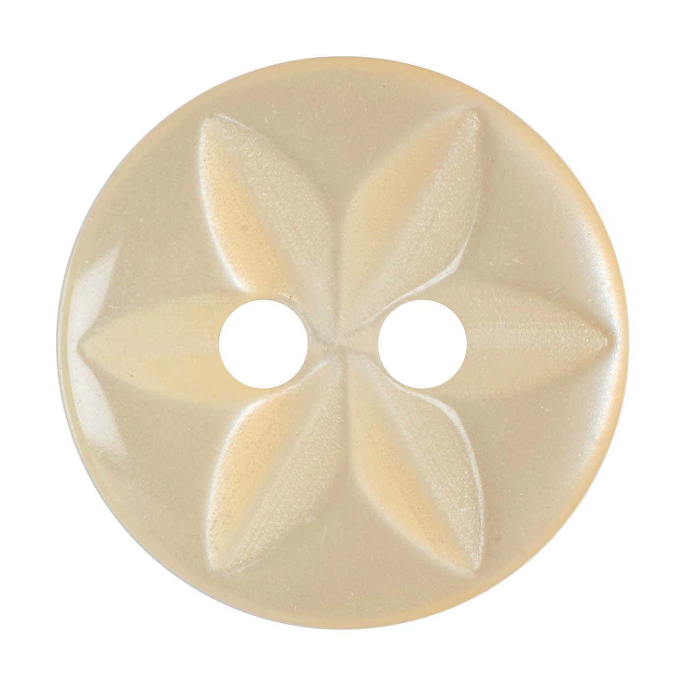 Round Flower Effect Buttons 13.75mm Pack of 8