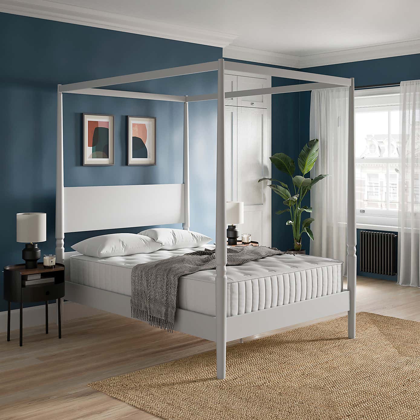 Pip 4 Poster Wooden Bed Frame