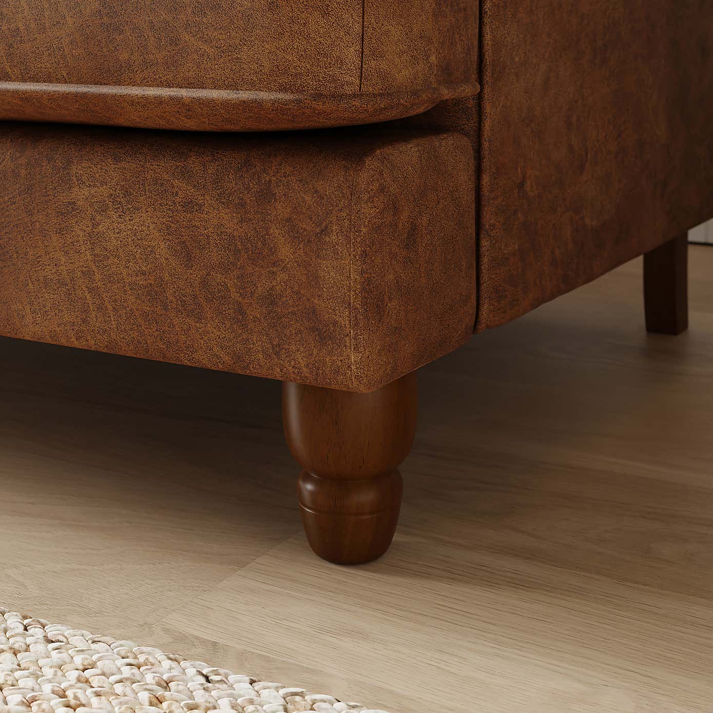 Relaxed Faux Leather Fabric Sample