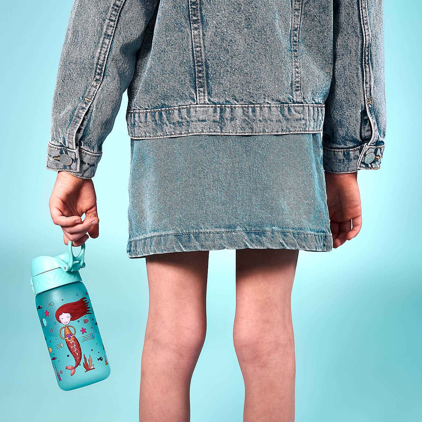 Ion8 Leak Proof Kids Mermaids Water Bottle, 350ml