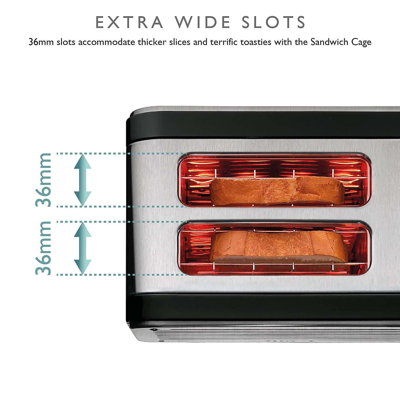 Dualit Architect Stainless Steel 2 Slot Toaster