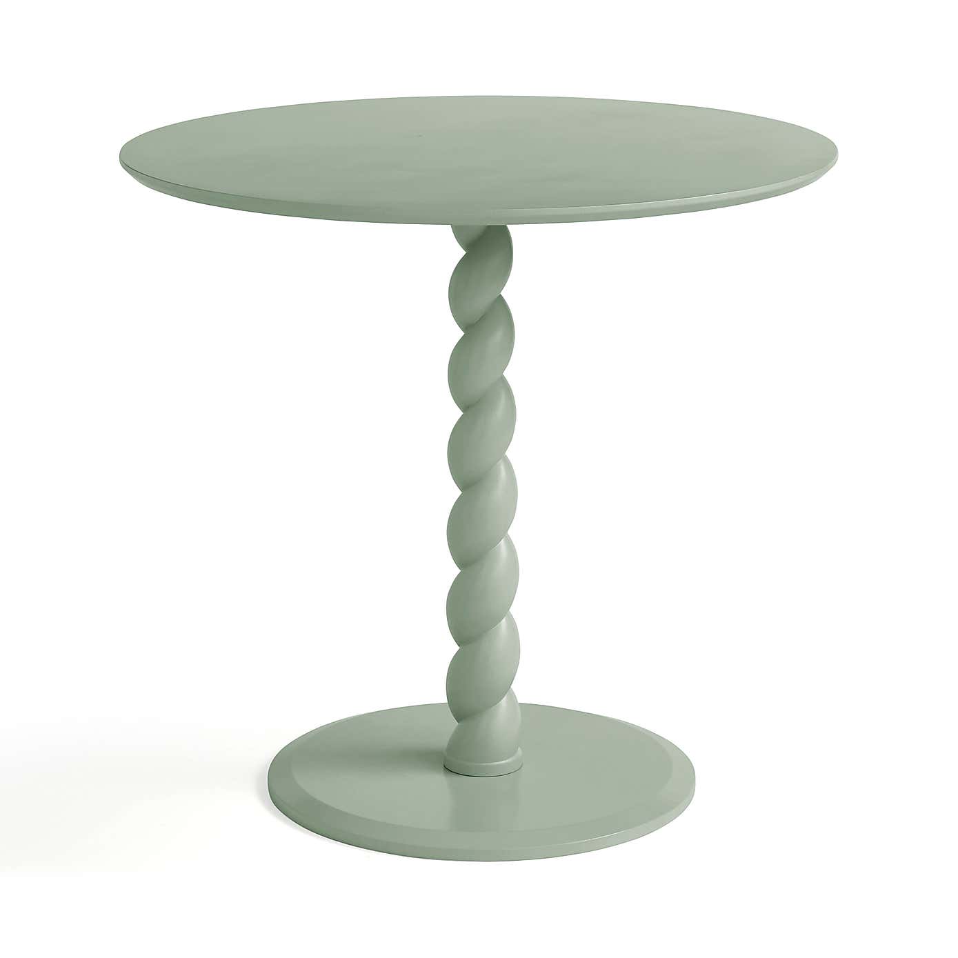 Fifi 4 Seater Round Dining Table, Pine Wood