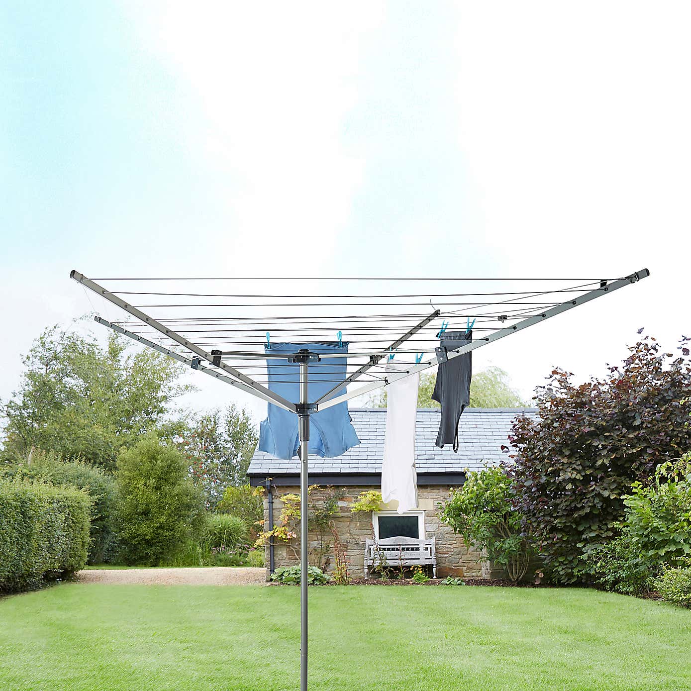 Rotary Outdoor Airer 4 Arm 45m