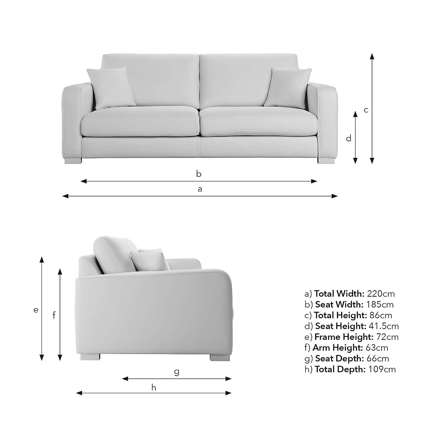 Carson Tonal Boucle 4 Seater Sofa