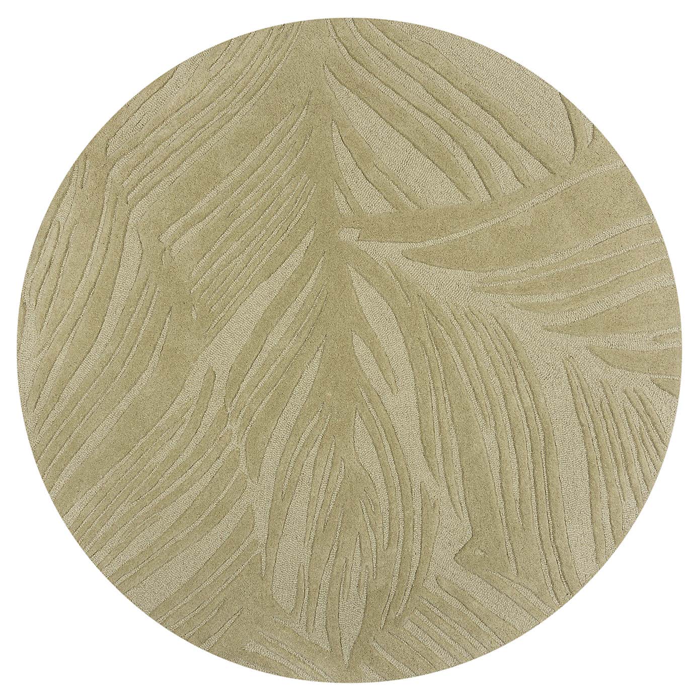Lino Leaf Round Rug