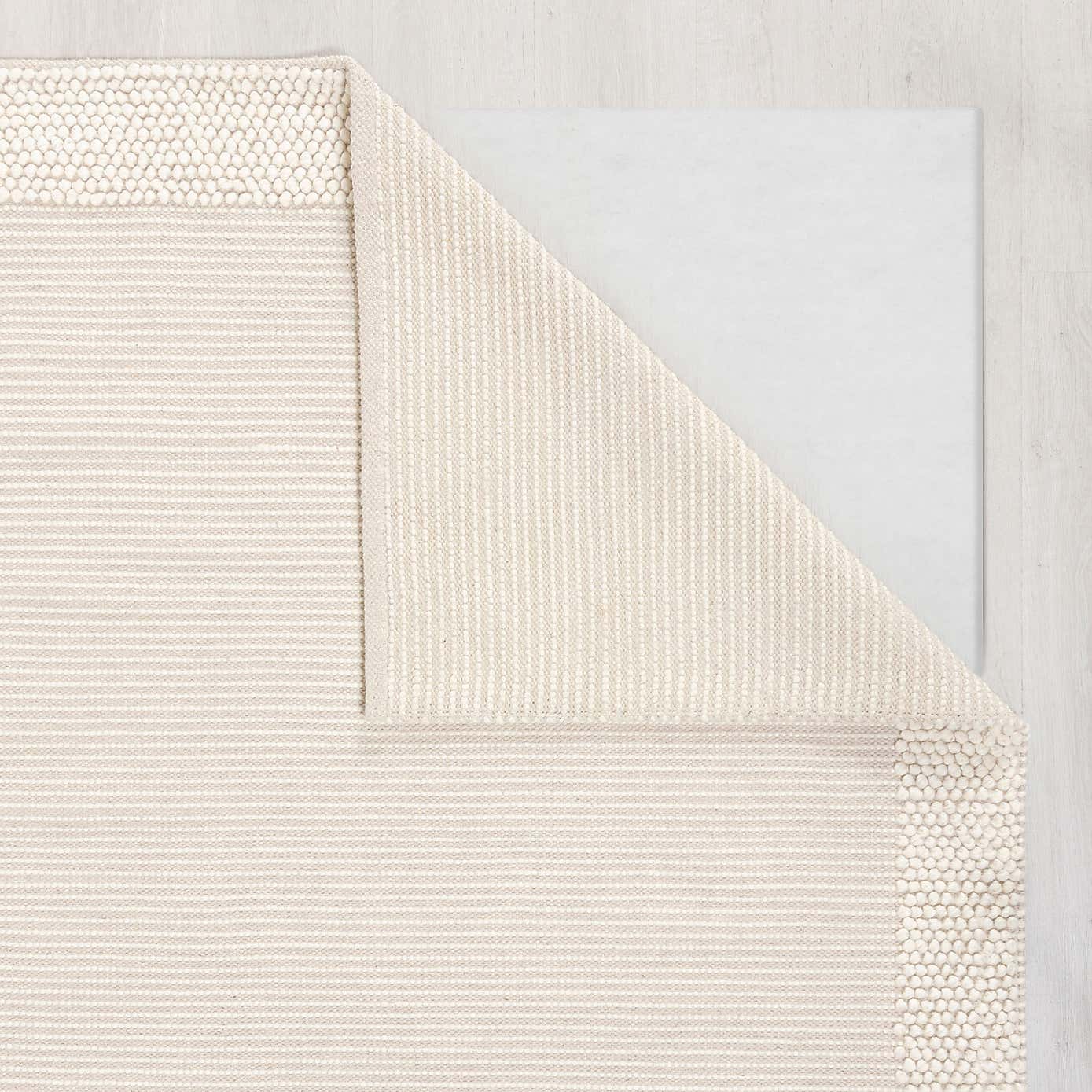 Pebble Wool Border Rug