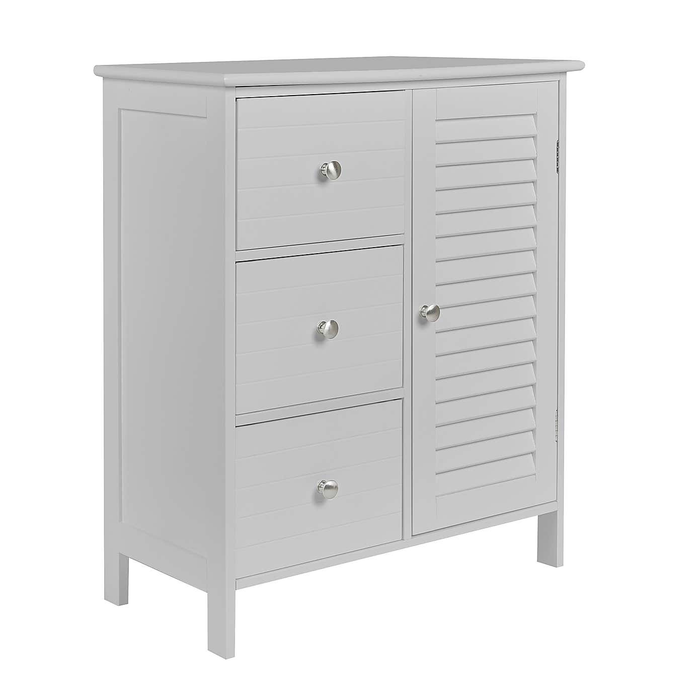 Nautical 3 Drawer Cabinet Unit