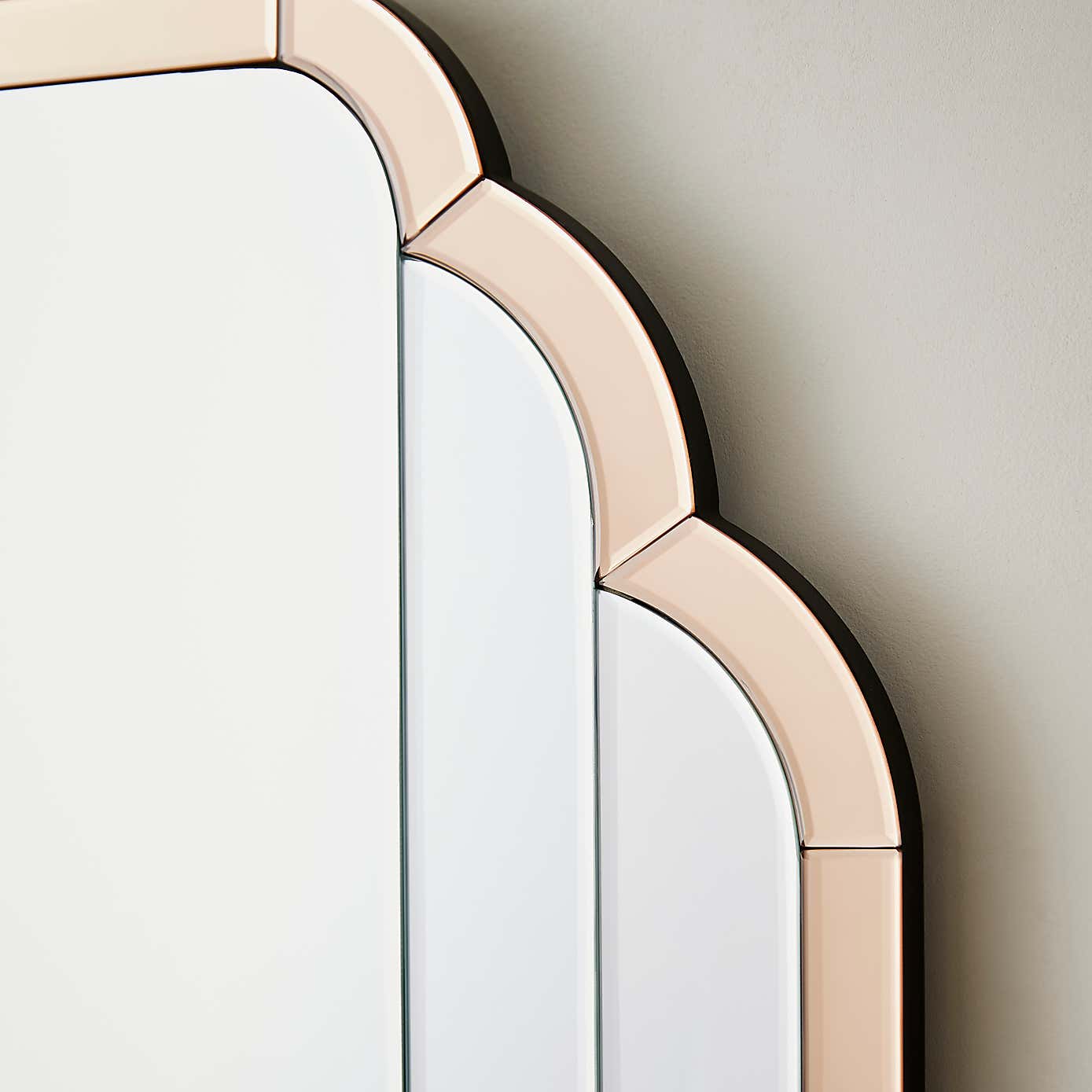 Martha Arched Art Nouveau Full Length Wall Mirror