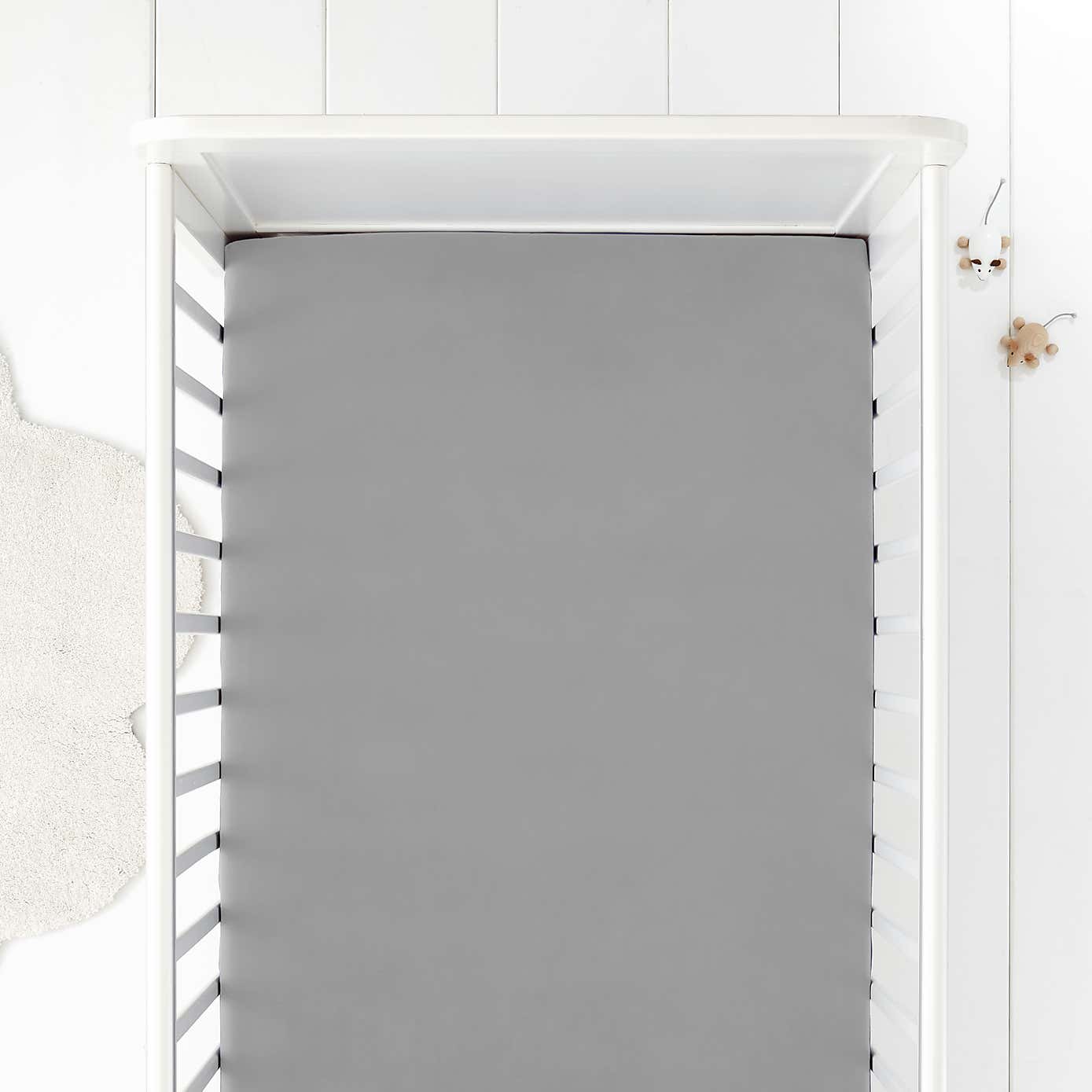 Pack of 2 Pure Cotton Toddler Fitted Sheets