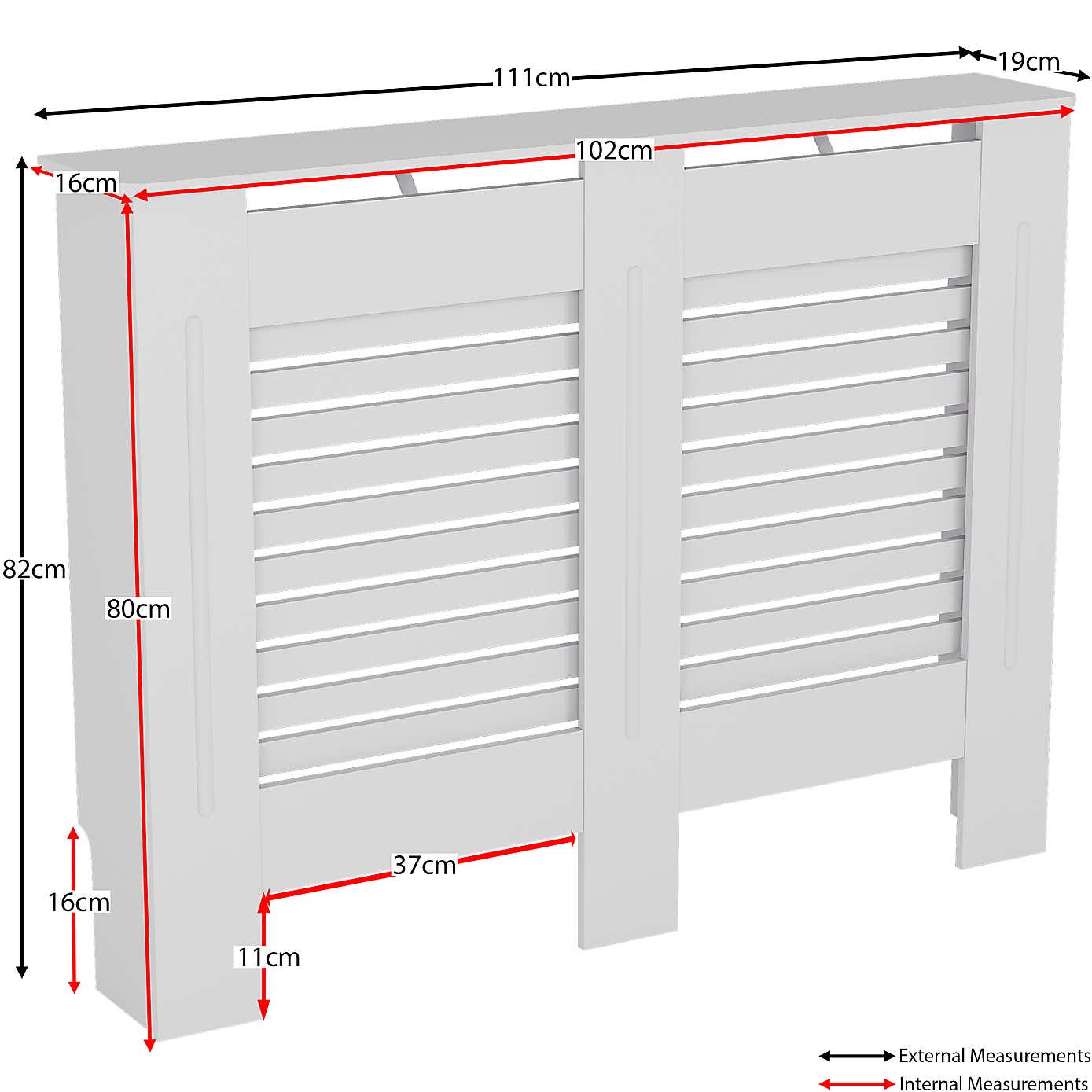 Vida Designs Milton Radiator Cover