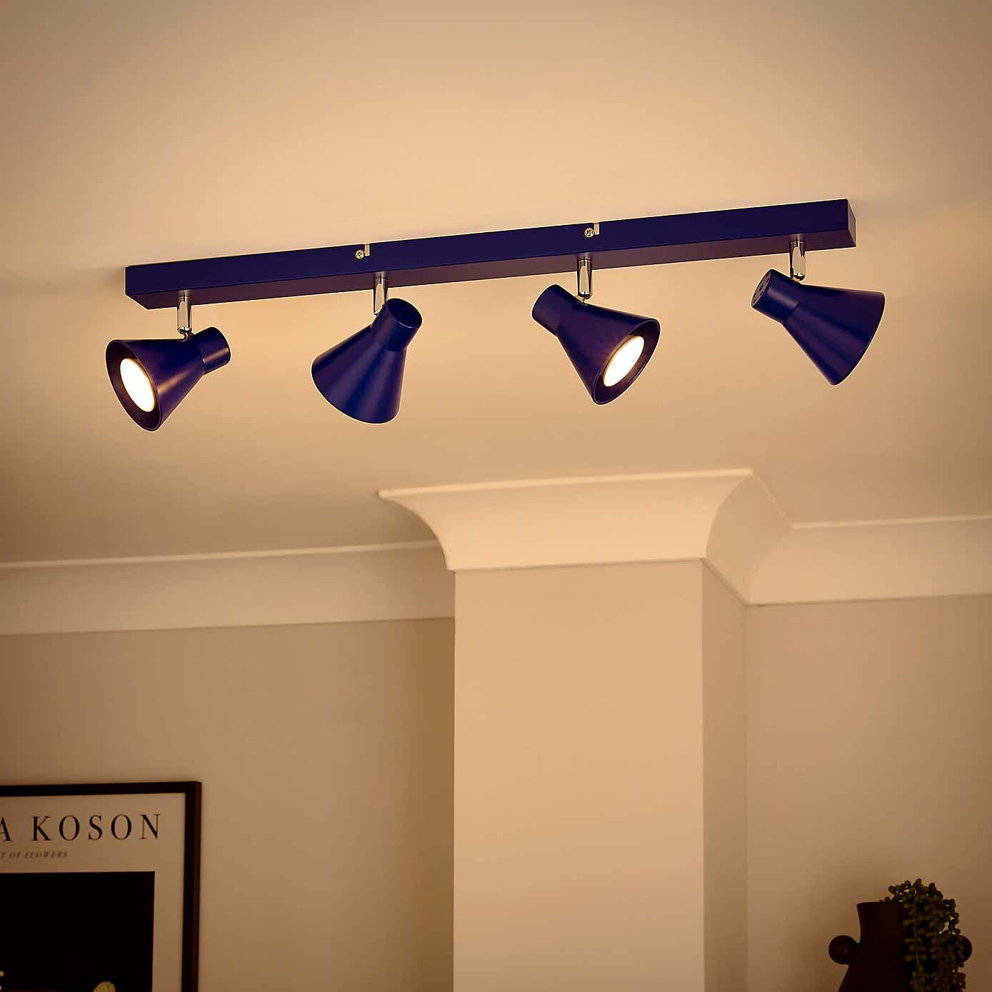 Elements Briggs 4 Light Adjustable Spotlight