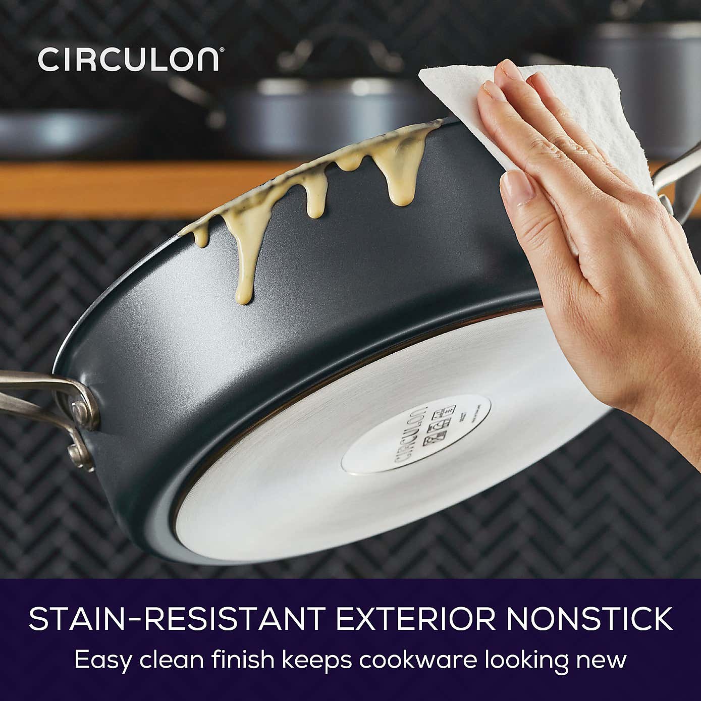 Circulon Scratch Defense Extreme Non-Stick Saute Pan, 28cm