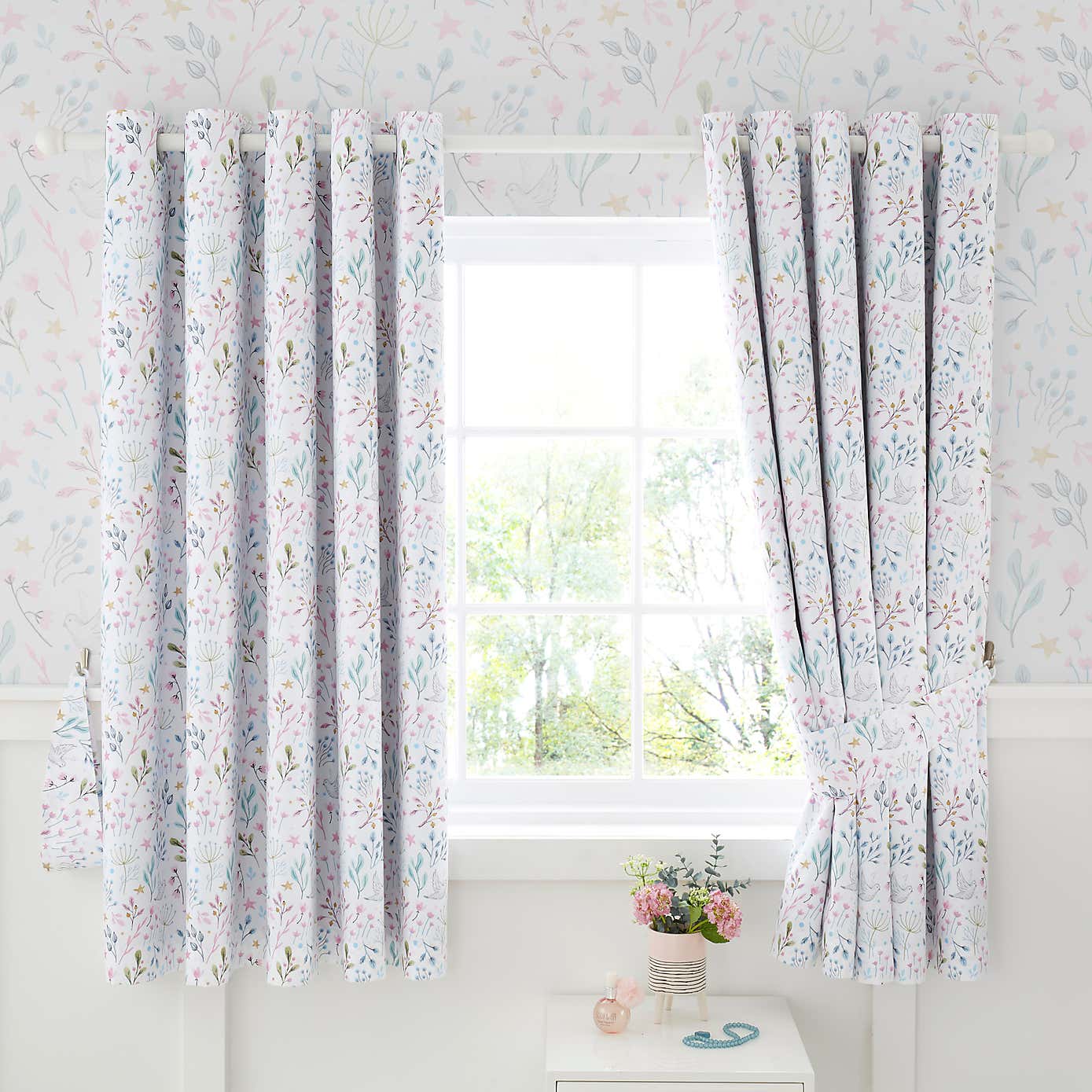 Unicorn Enchanted Blackout Eyelet Curtains