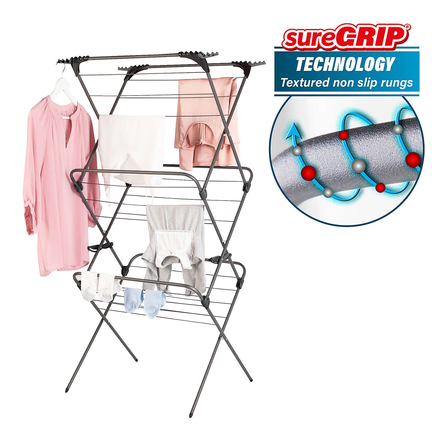 Minky Suregrip 3 Tier Airer