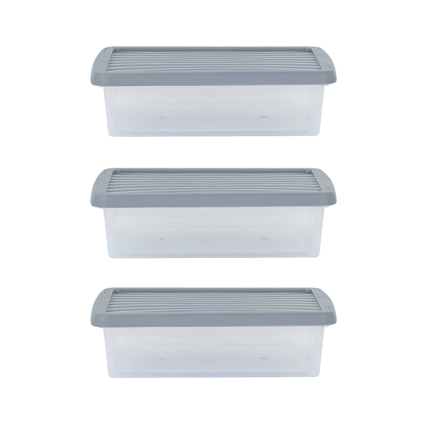 Wham Box Set of 3 Stackable Boxes & Lids