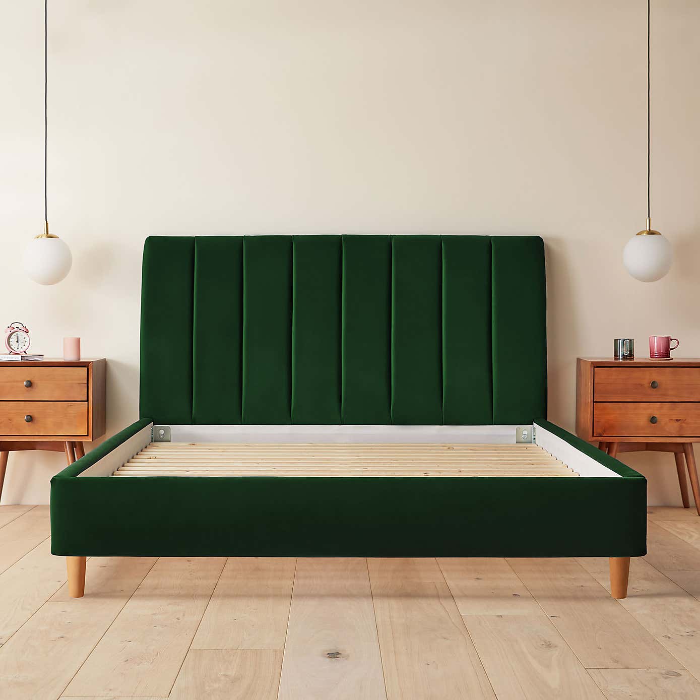 Silentnight Octavia Bed Frame, Velvet