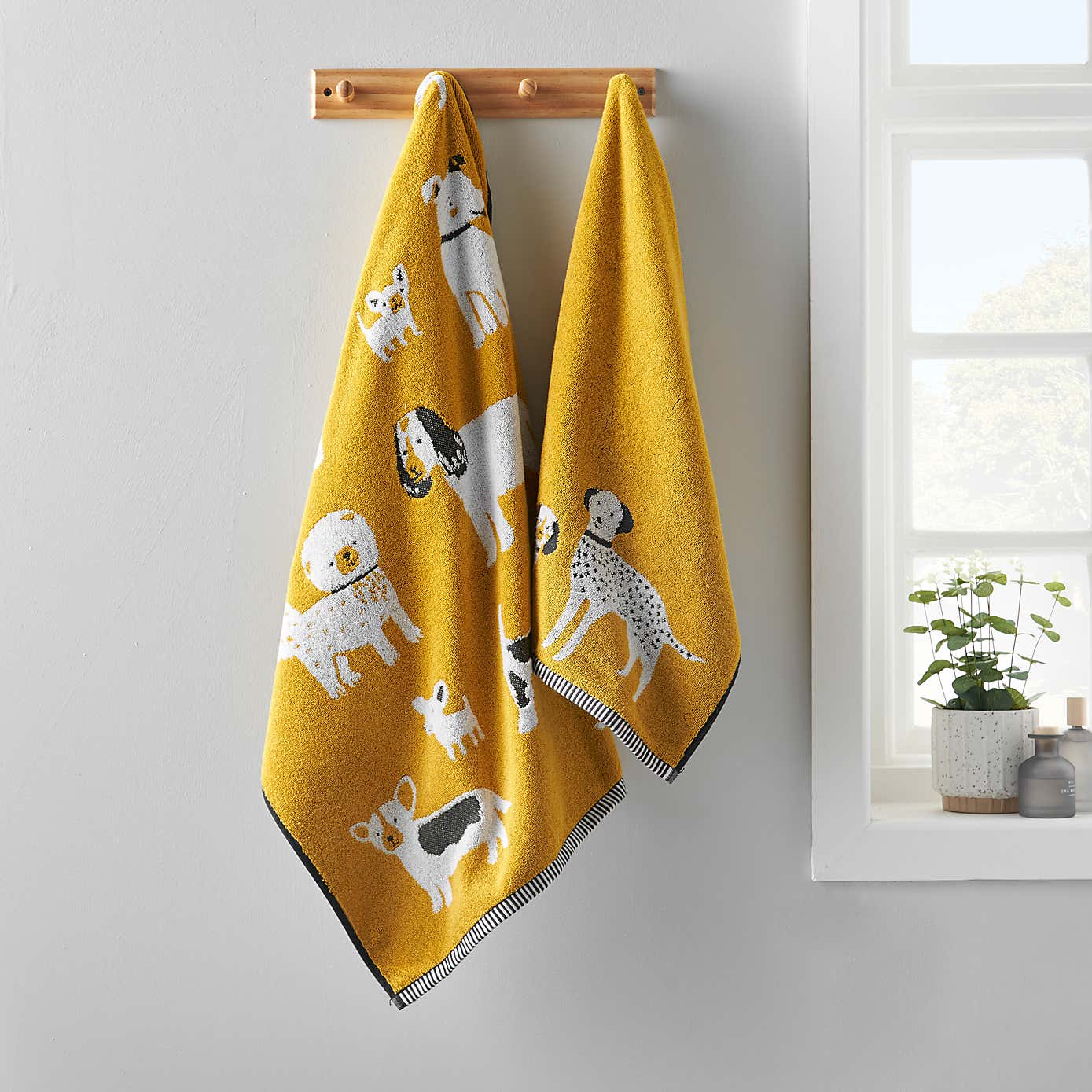 Dogs Cotton Towel