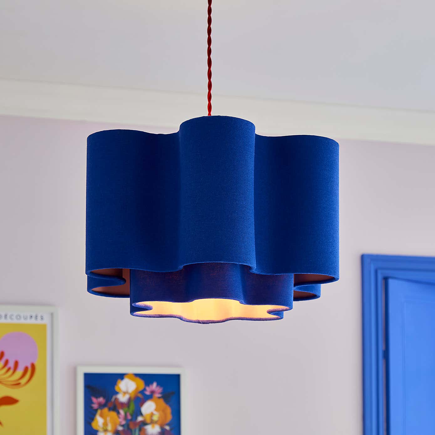 Sophie Robinson Wavy Two Tier Lamp Shade