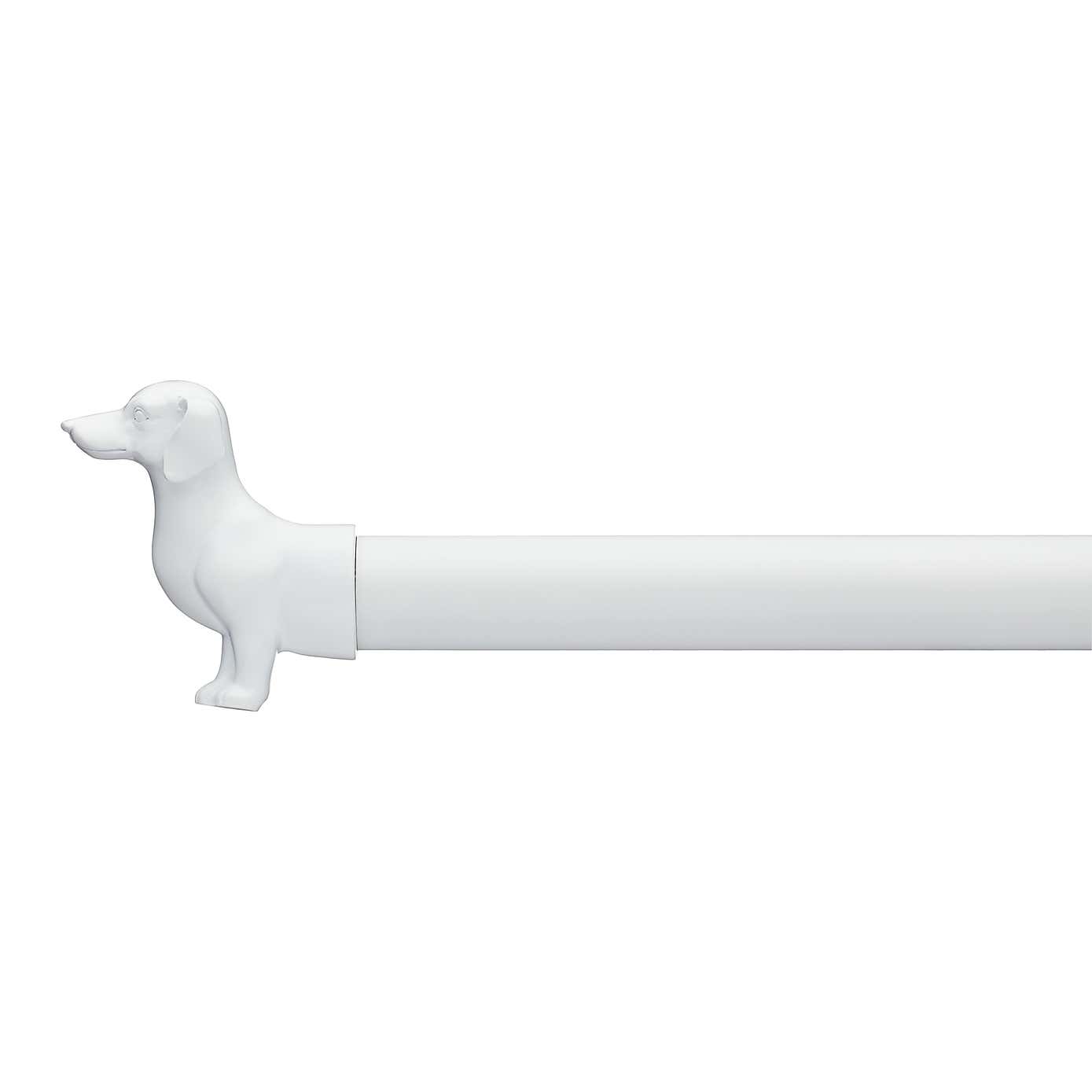 Bertie Dog Extendable Metal Eyelet Curtain Pole​