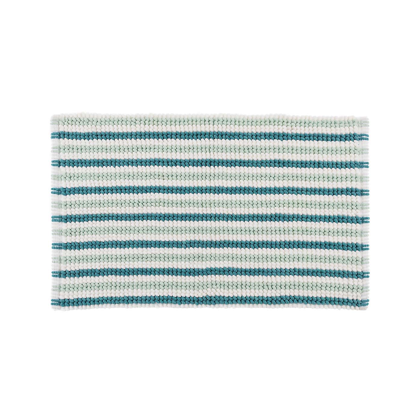 Stripe Bobble Bath Mat