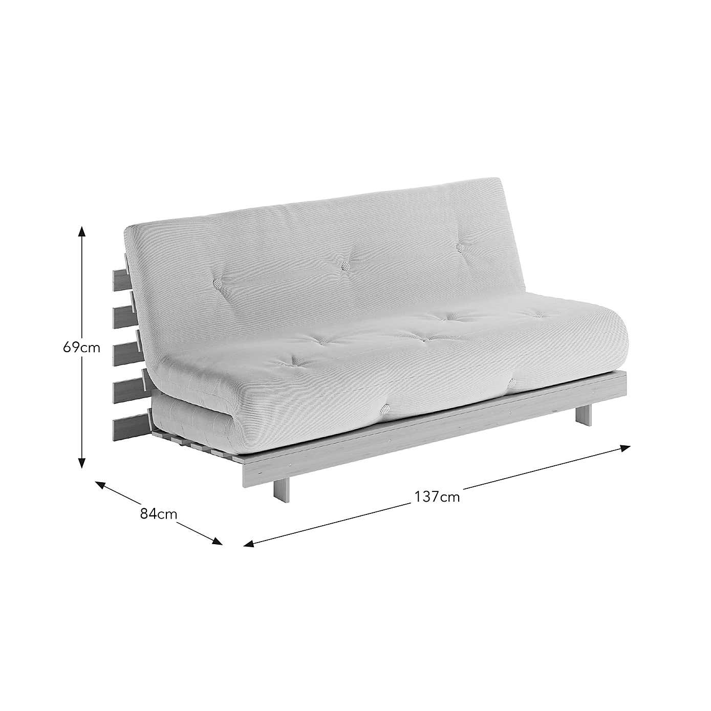 Mito Ribbed Double Futon