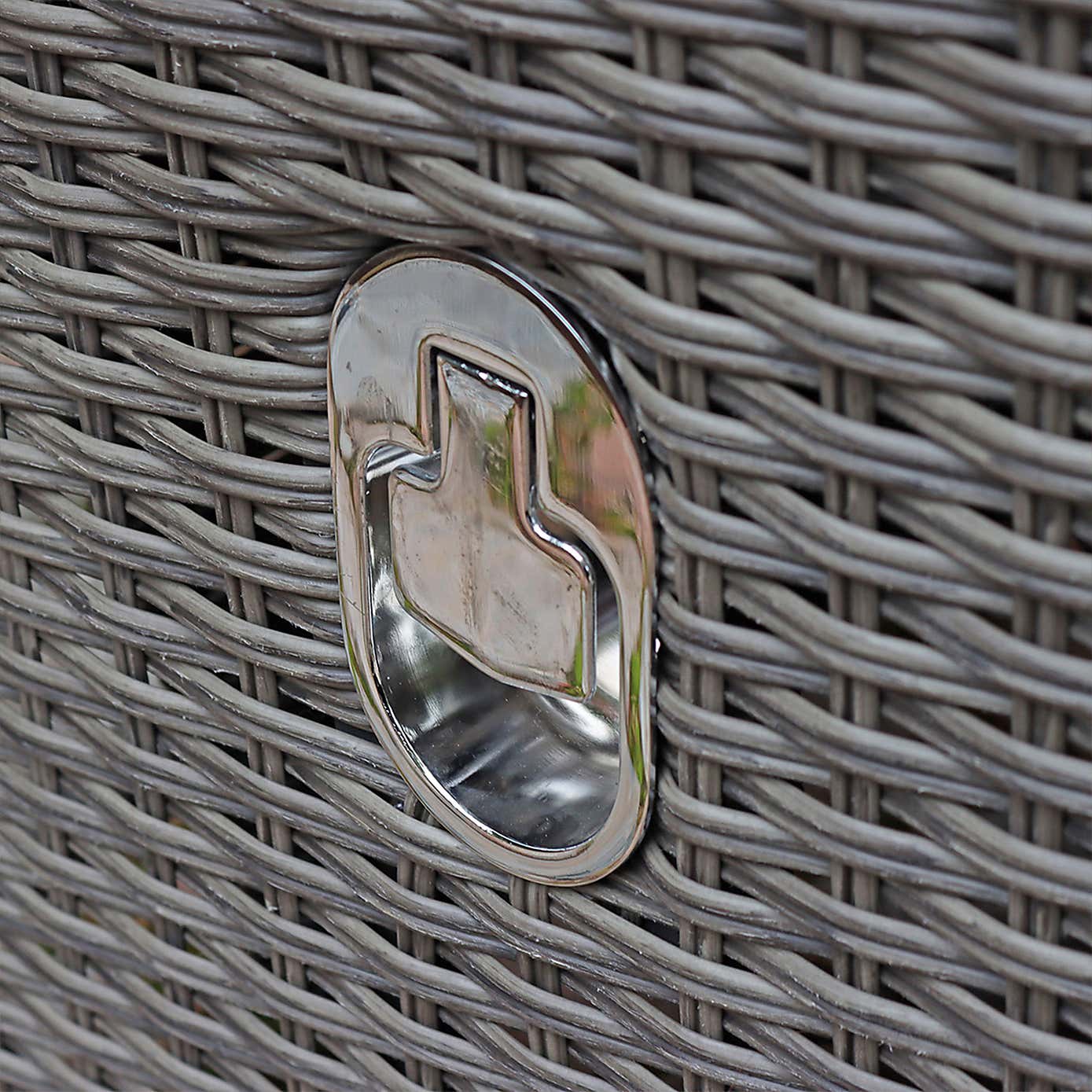 A.Mir Paris 5 Piece Deluxe Outdoor Reclining Chair Set