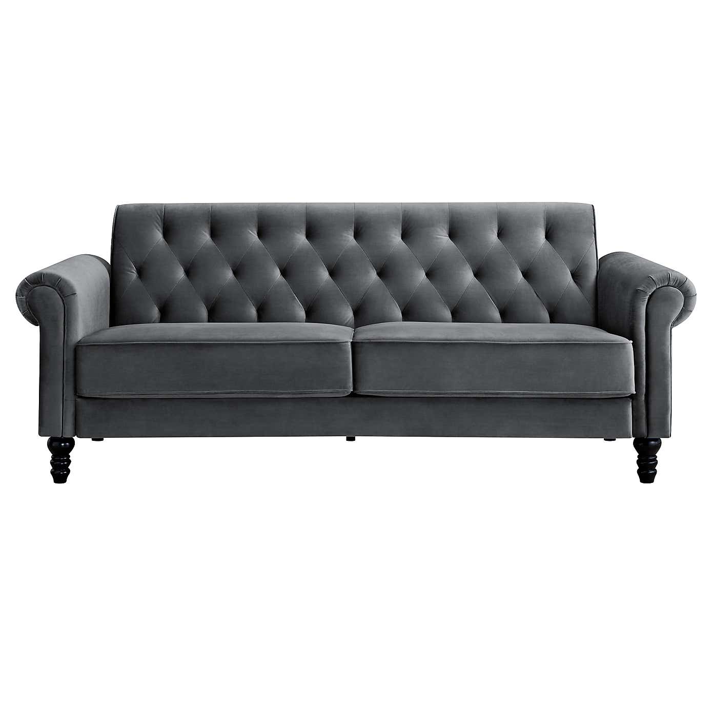Greta Velvet 3 Seater Sofa