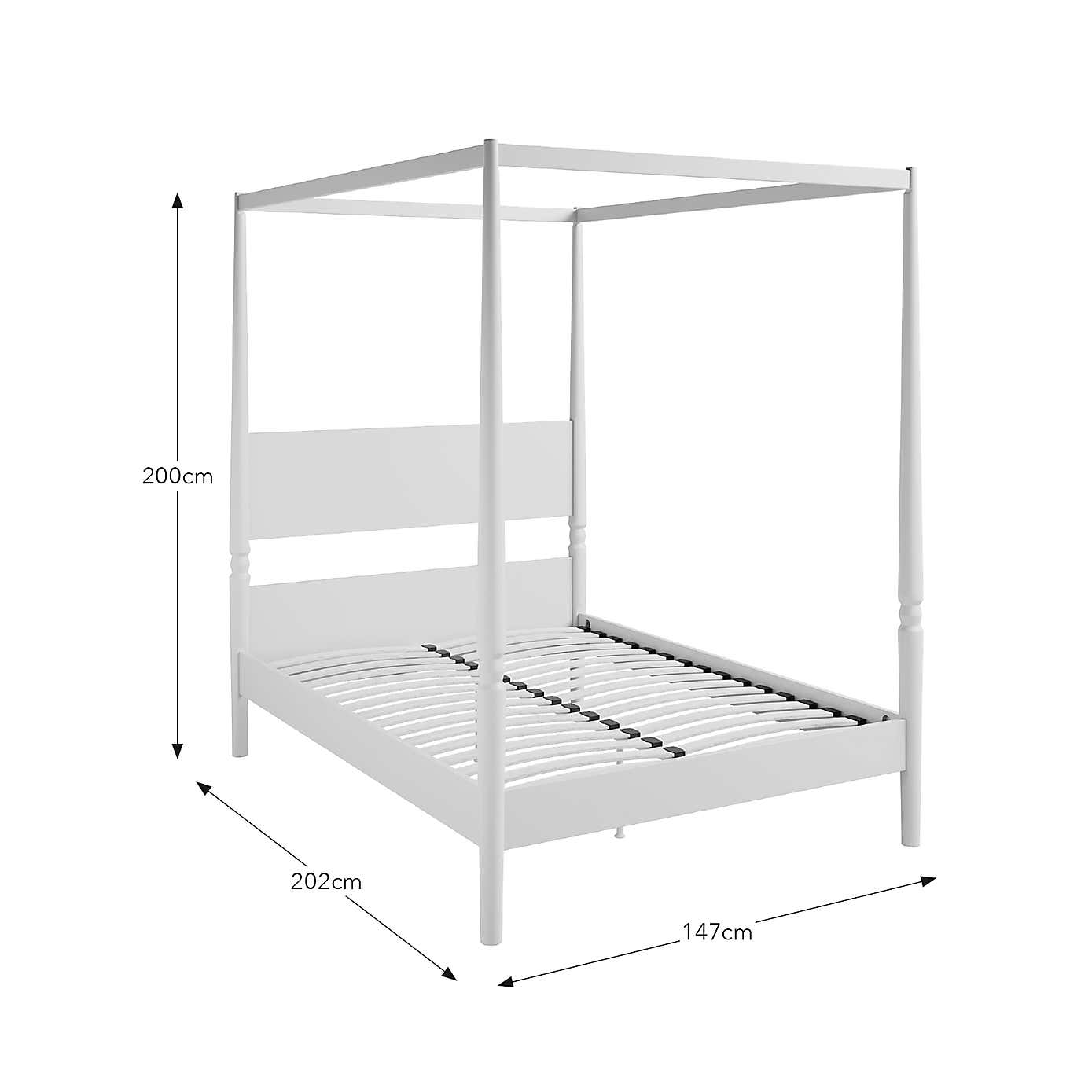 Pip 4 Poster Wooden Bed Frame