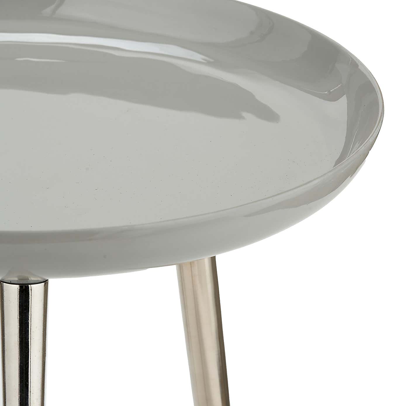 Seline Side Table, Metal