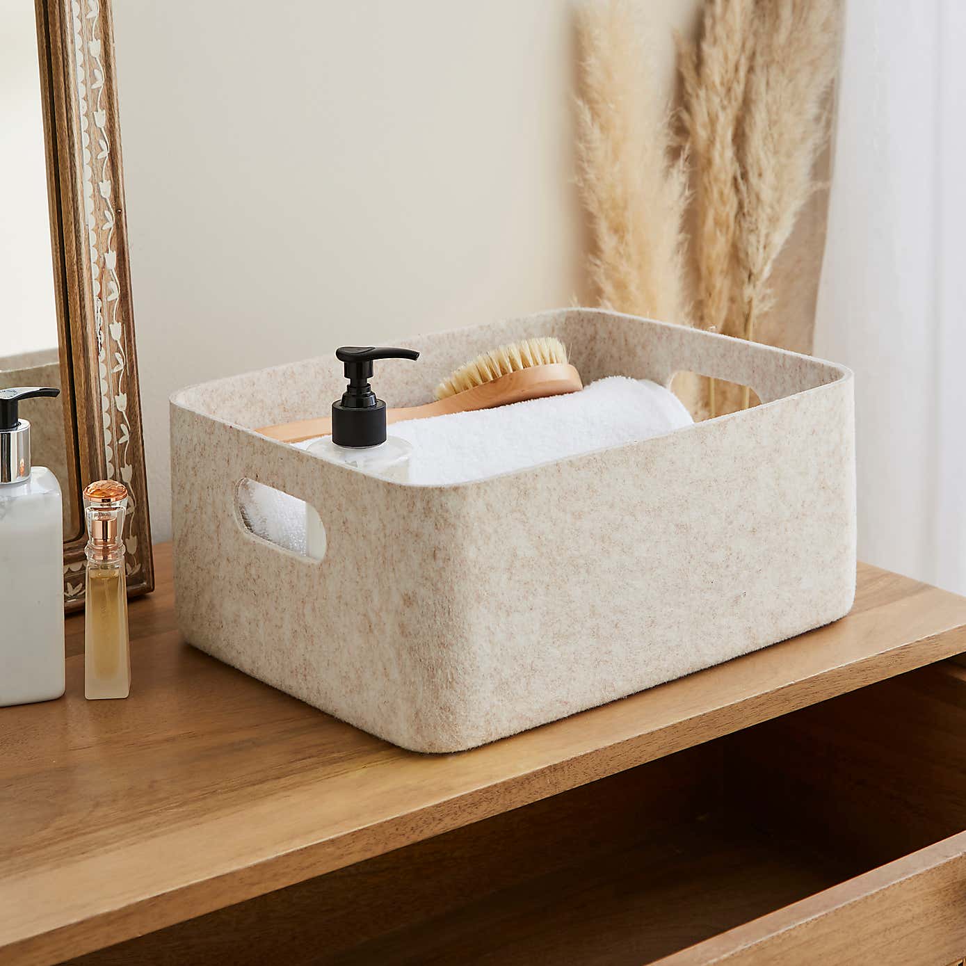 The Edited Life Natural Felt Drawer Organiser