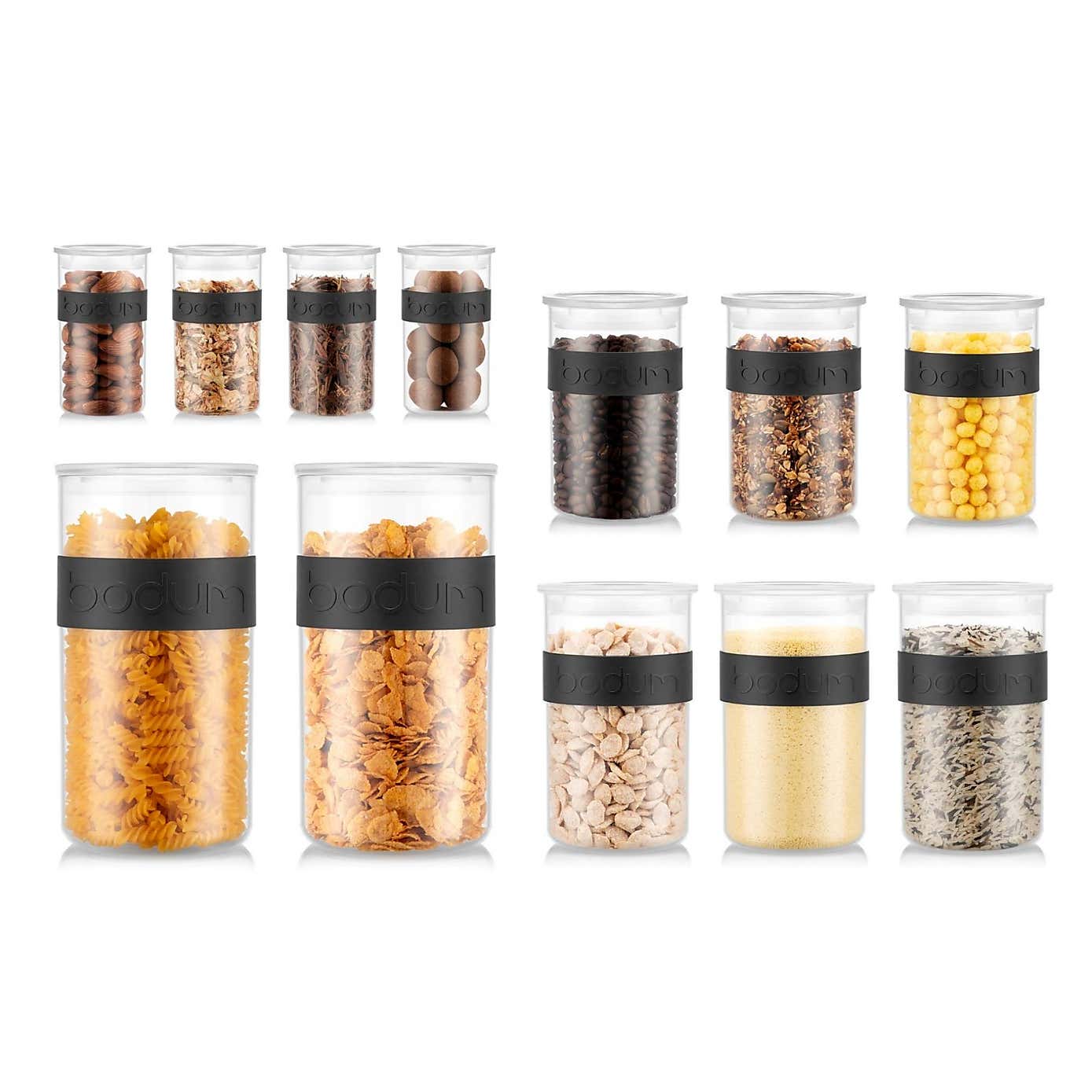 Bodum Presso Set of 12 Storage Jars