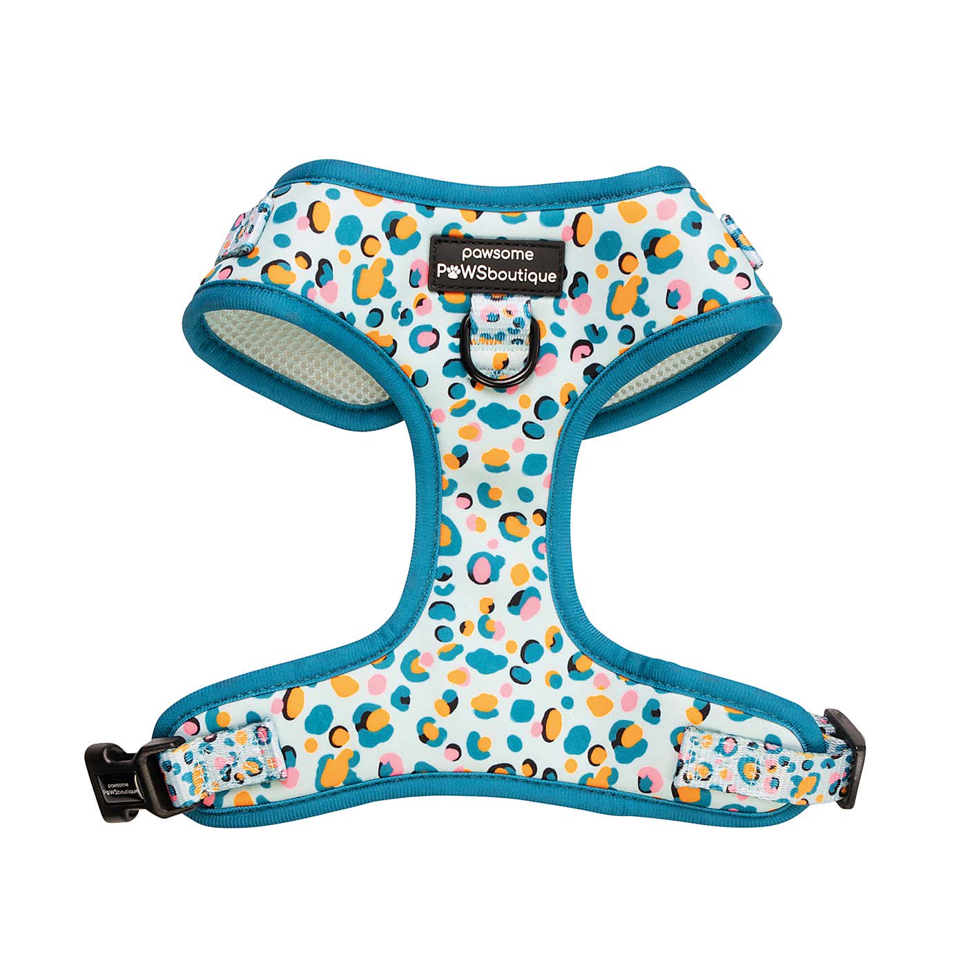 Blue Leopard Adjustable Dog Harness